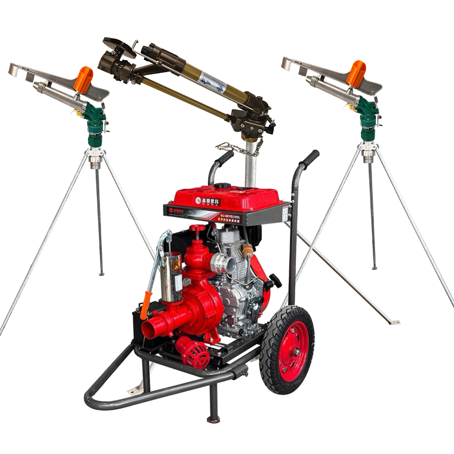 南昌一体式灌溉机组 全套喷枪水带配齐 抗旱浇地神器